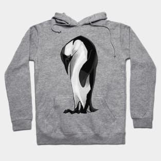 Cartoony Doomed Penguin Hoodie